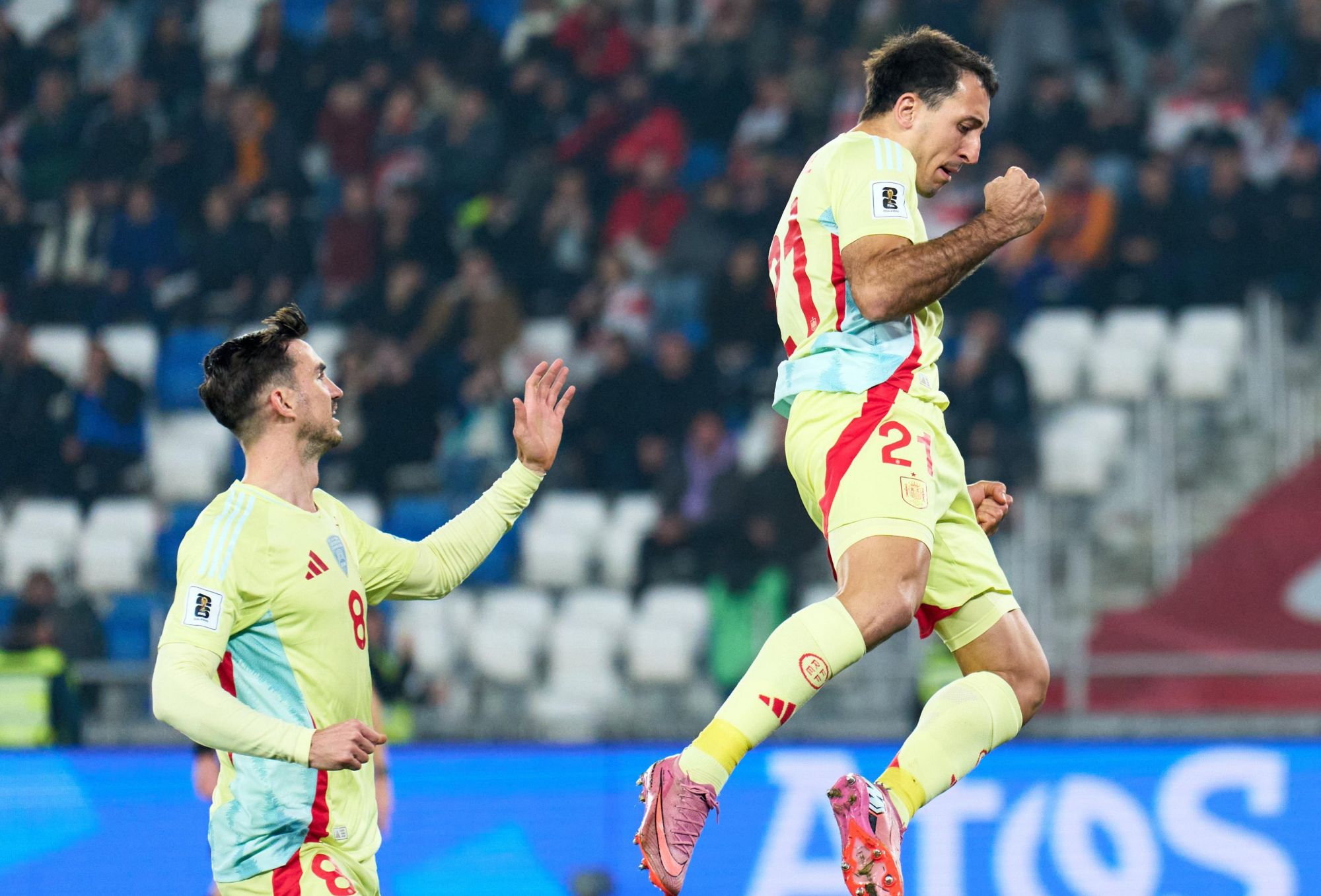 ถล่มจอร์เจีย 4-0 สเปนสร้างสถิติประวัติศาสตร์ทีมไม่แพ้ใคร 30 นัดติดต่อกันในการแข่งขันอย่างเป็นทางการ